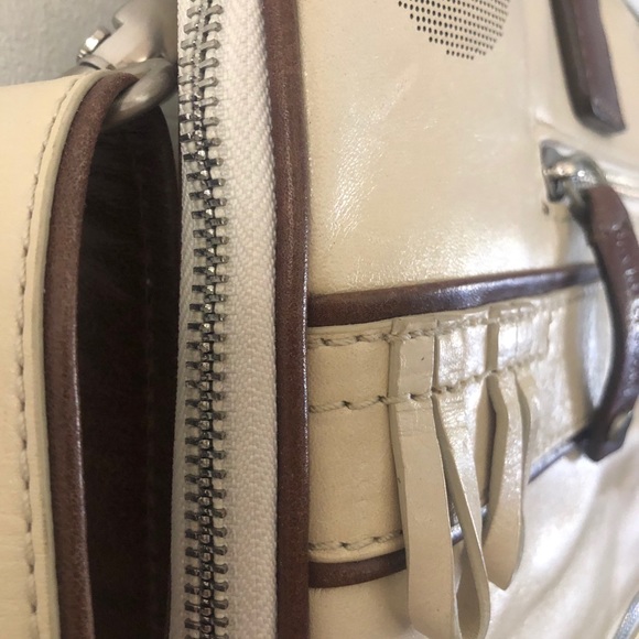 David & Scotti Leather Messenger Bag